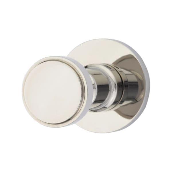 Transitional Brass Single Hook with Rosette - Light House Co.