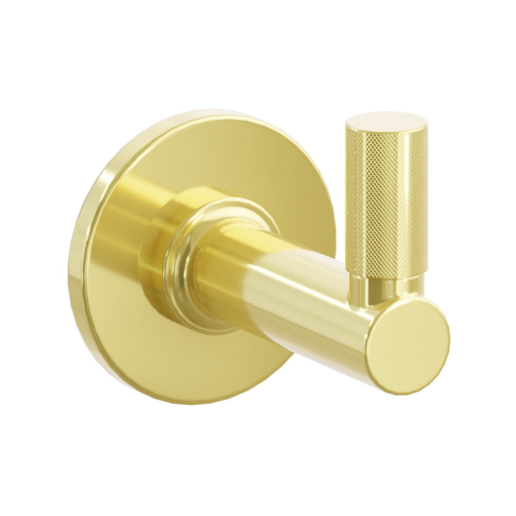 Select Round Stem with Knurled Tip Single Hook | Bath Hardware | Emtek - Light House Co.