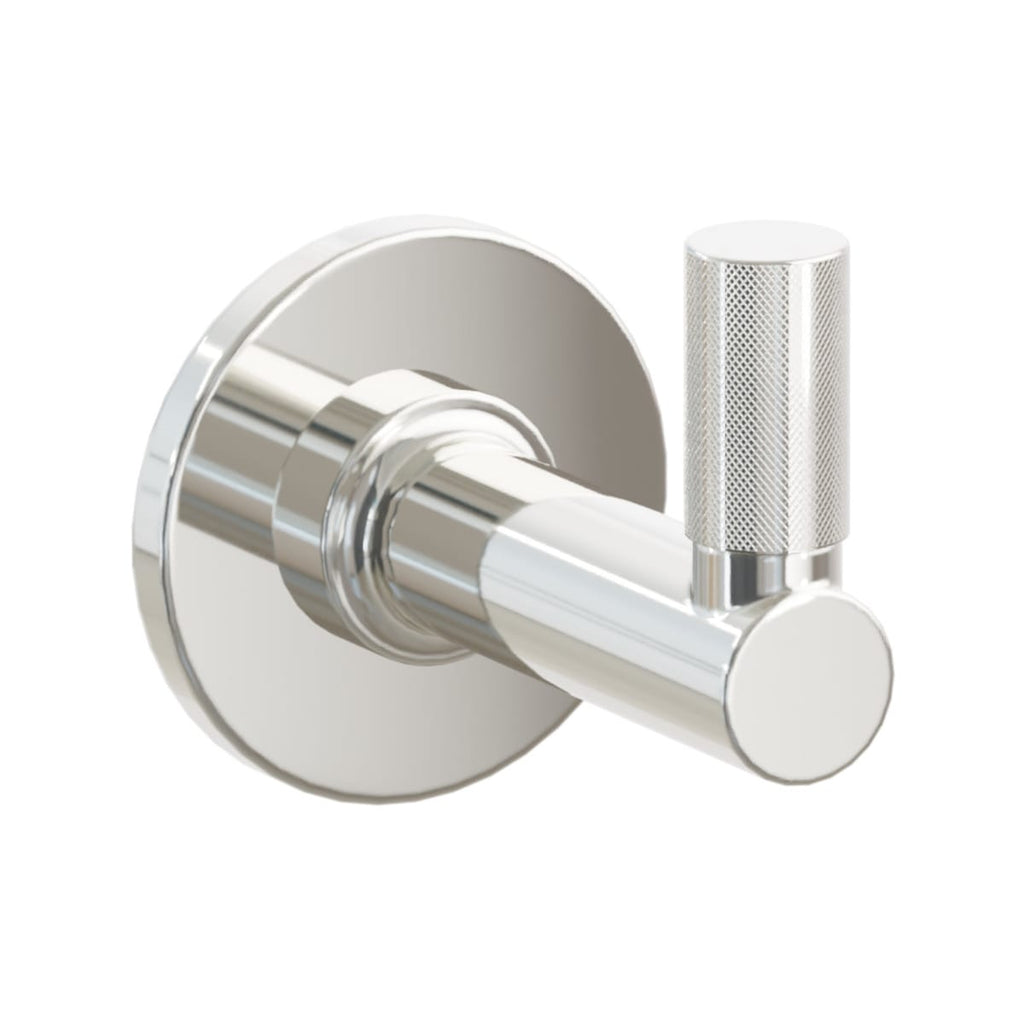 Select Round Stem with Knurled Tip Single Hook | Bath Hardware | Emtek - Light House Co.