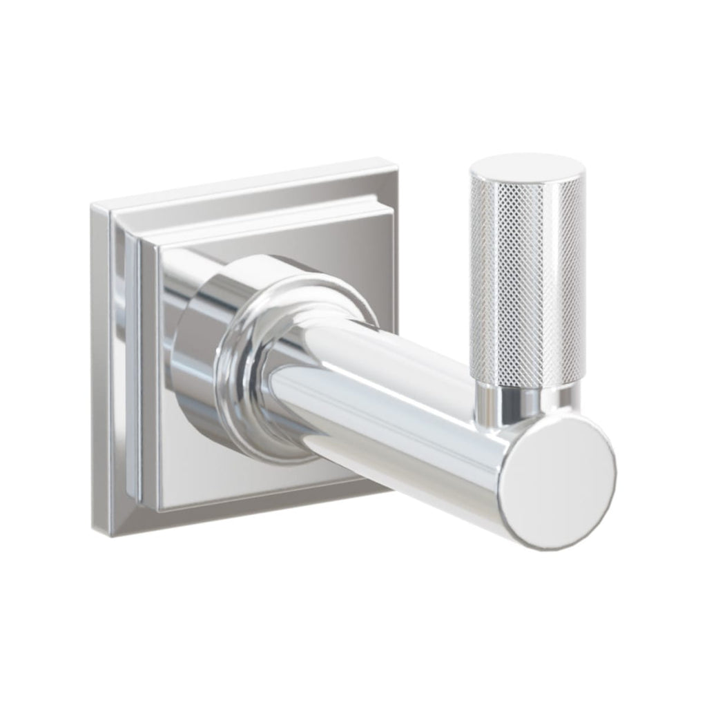 Select Round Stem with Knurled Tip Single Hook | Bath Hardware | Emtek - Light House Co.