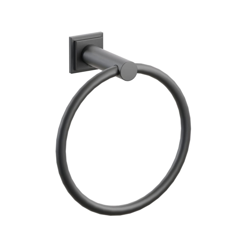 Modern Tubular Brass Towel Ring | Bath Hardware | Emtek - Light House Co.