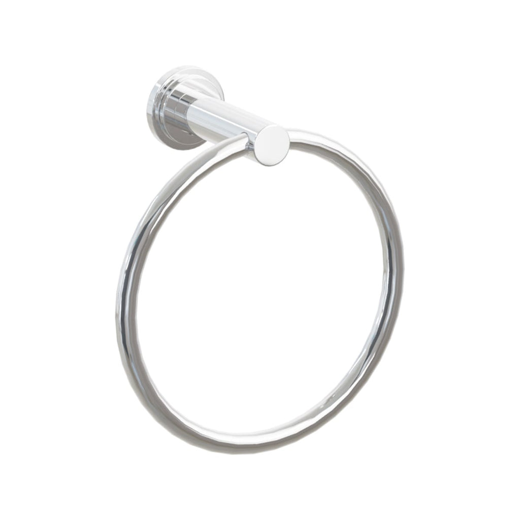 Modern Tubular Brass Towel Ring | Bath Hardware | Emtek - Light House Co.