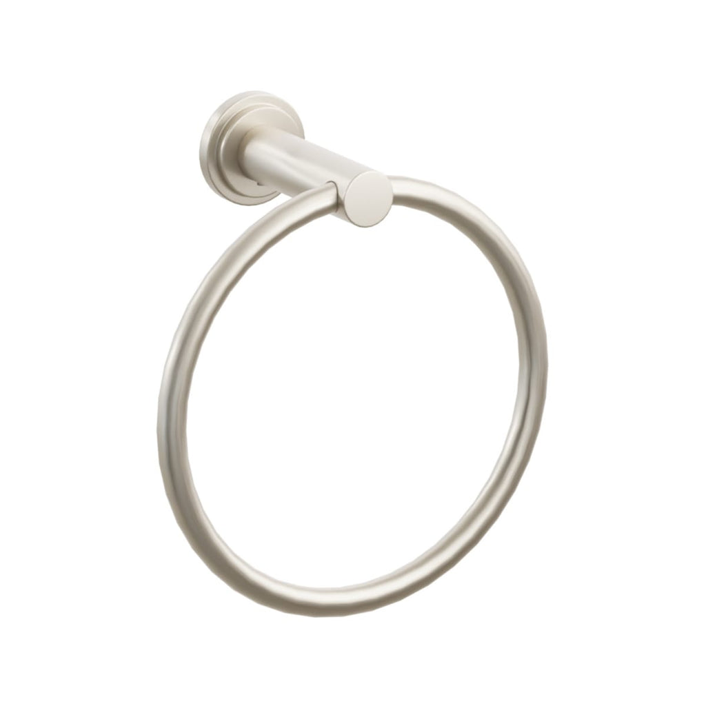 Modern Tubular Brass Towel Ring | Bath Hardware | Emtek - Light House Co.
