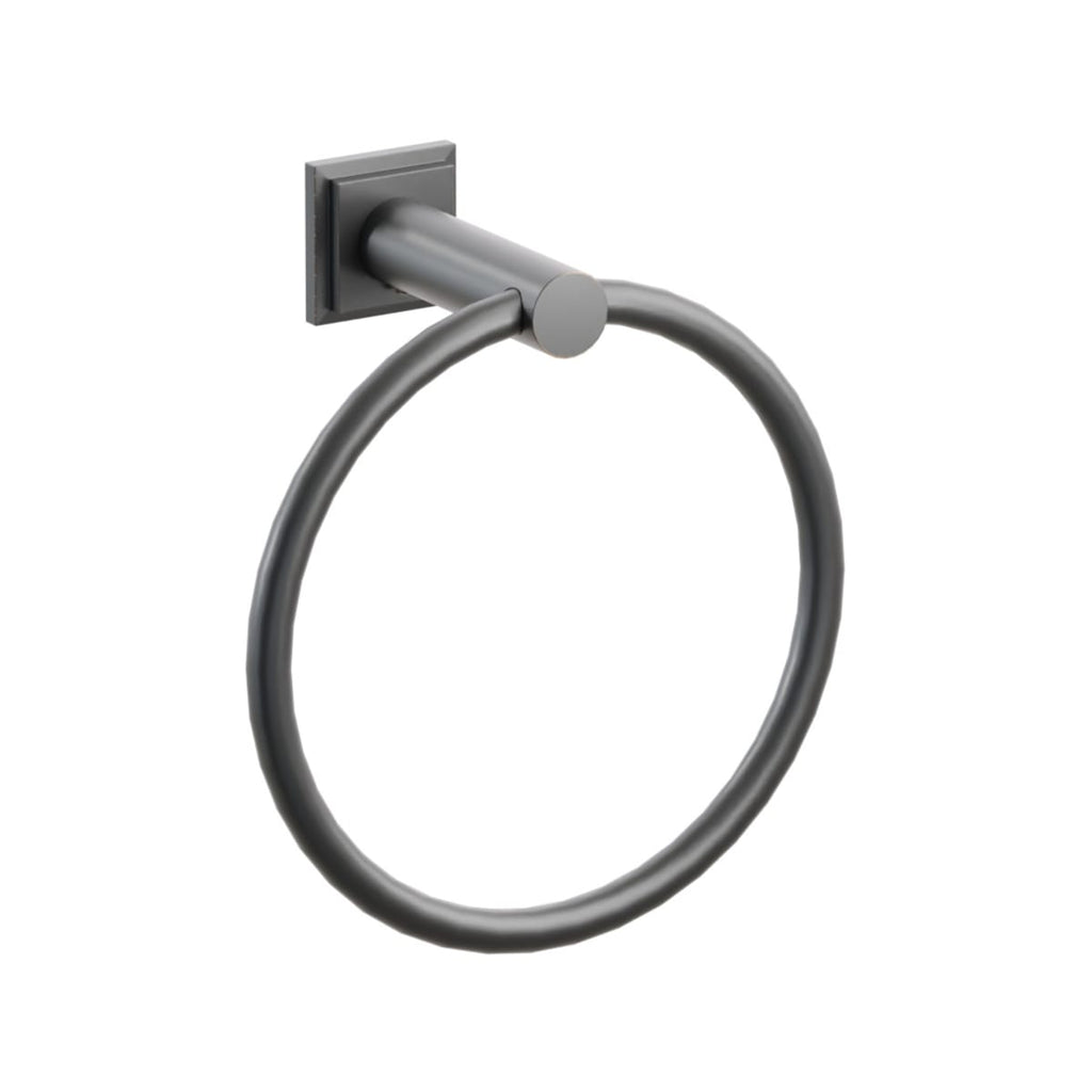 Modern Tubular Brass Towel Ring | Bath Hardware | Emtek - Light House Co.
