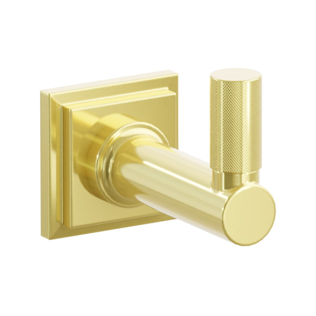 Select Round Stem with Knurled Tip Single Hook | Bath Hardware | Emtek - Light House Co.