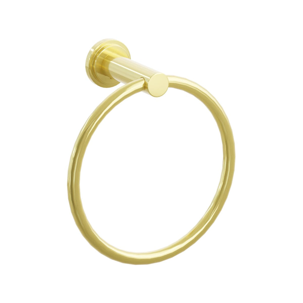Modern Tubular Brass Towel Ring | Bath Hardware | Emtek - Light House Co.