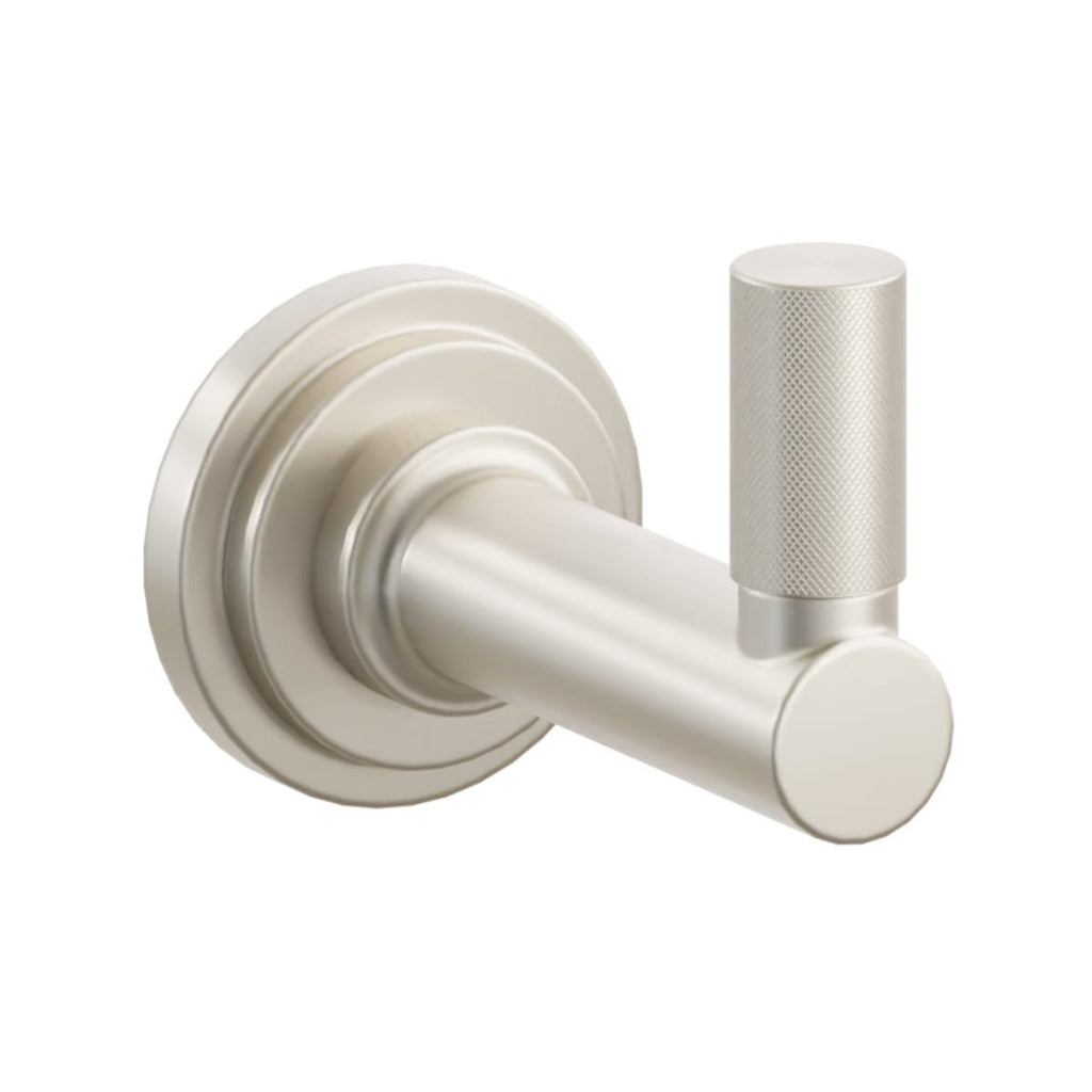 Select Round Stem with Knurled Tip Single Hook | Bath Hardware | Emtek - Light House Co.