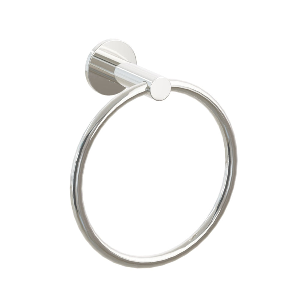 Modern Tubular Brass Towel Ring | Bath Hardware | Emtek - Light House Co.
