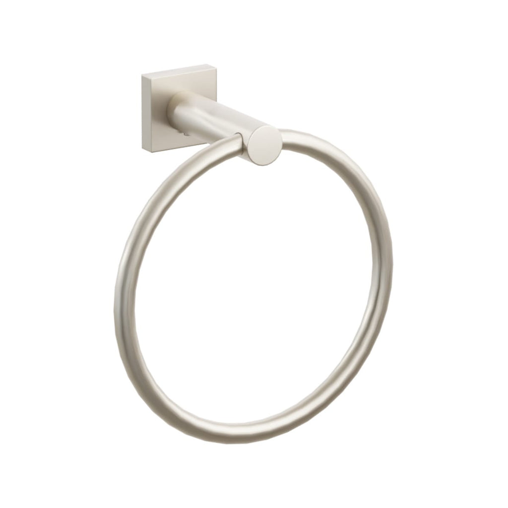 Modern Tubular Brass Towel Ring | Bath Hardware | Emtek - Light House Co.