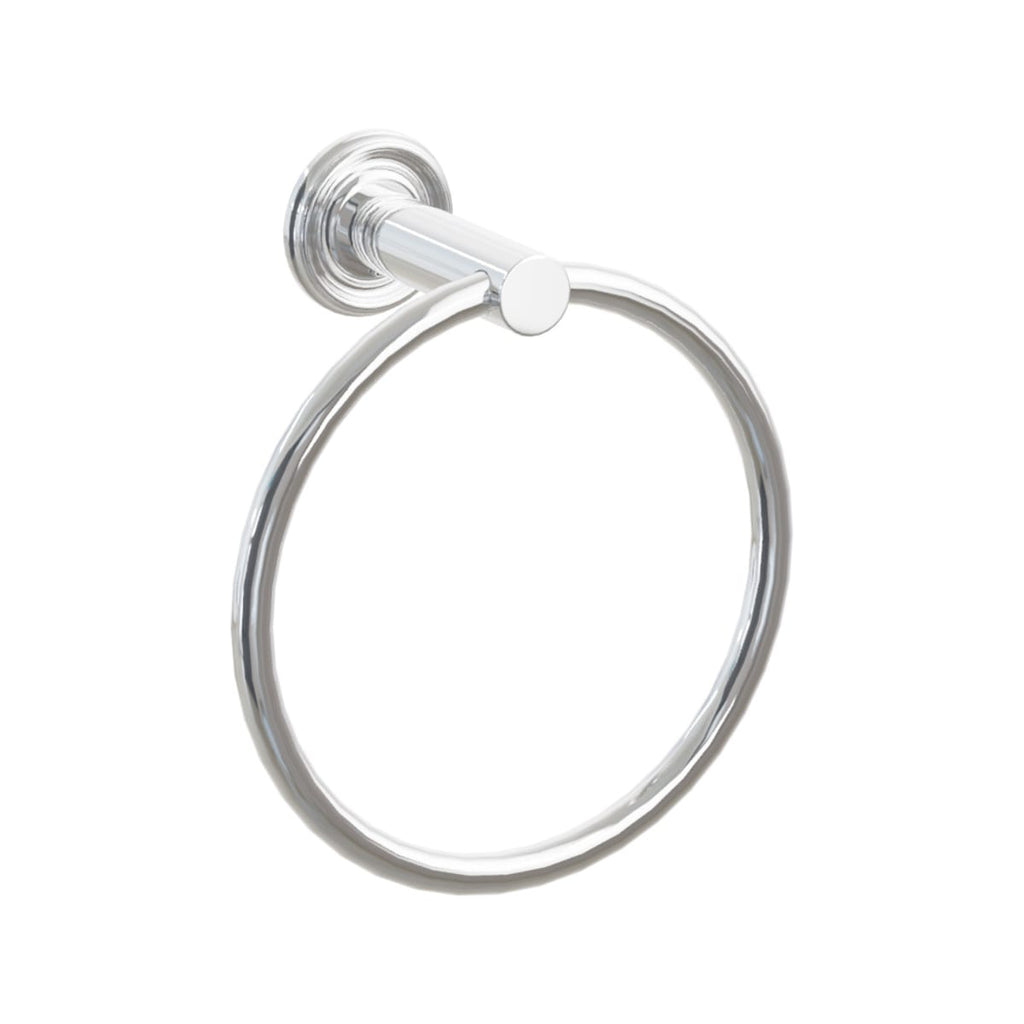 Modern Tubular Brass Towel Ring | Bath Hardware | Emtek - Light House Co.