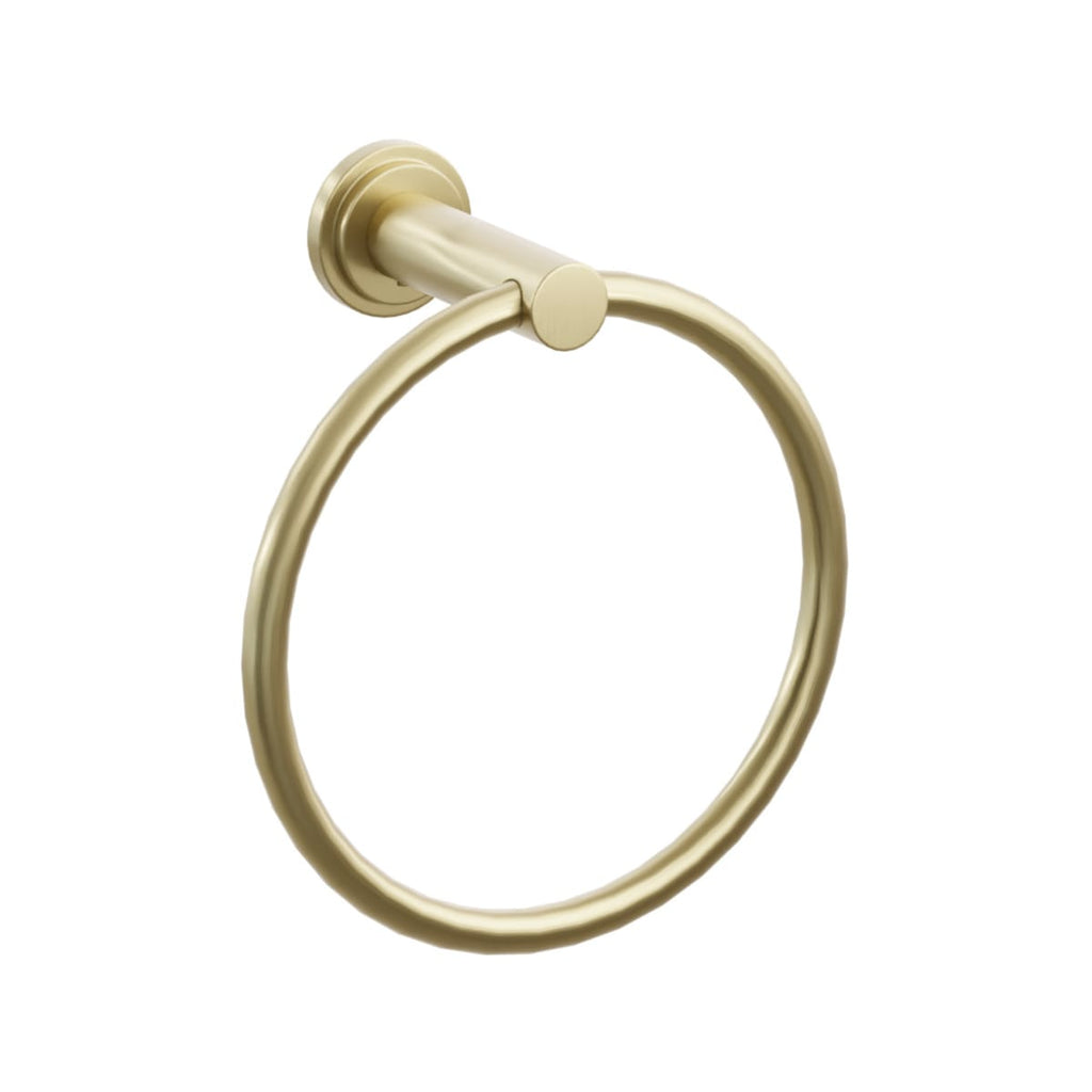 Modern Tubular Brass Towel Ring | Bath Hardware | Emtek - Light House Co.
