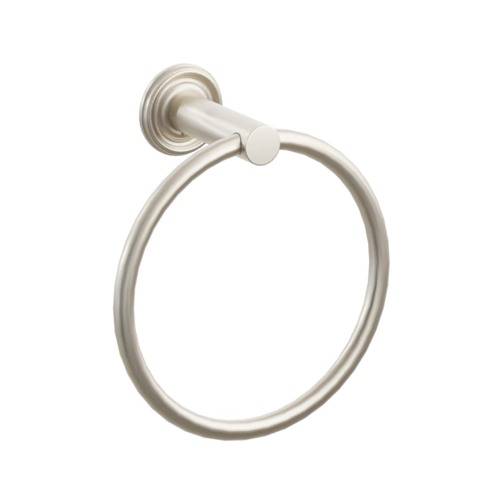 Modern Tubular Brass Towel Ring | Bath Hardware | Emtek - Light House Co.