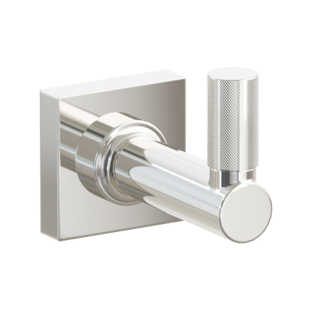 Select Round Stem with Knurled Tip Single Hook | Bath Hardware | Emtek - Light House Co.