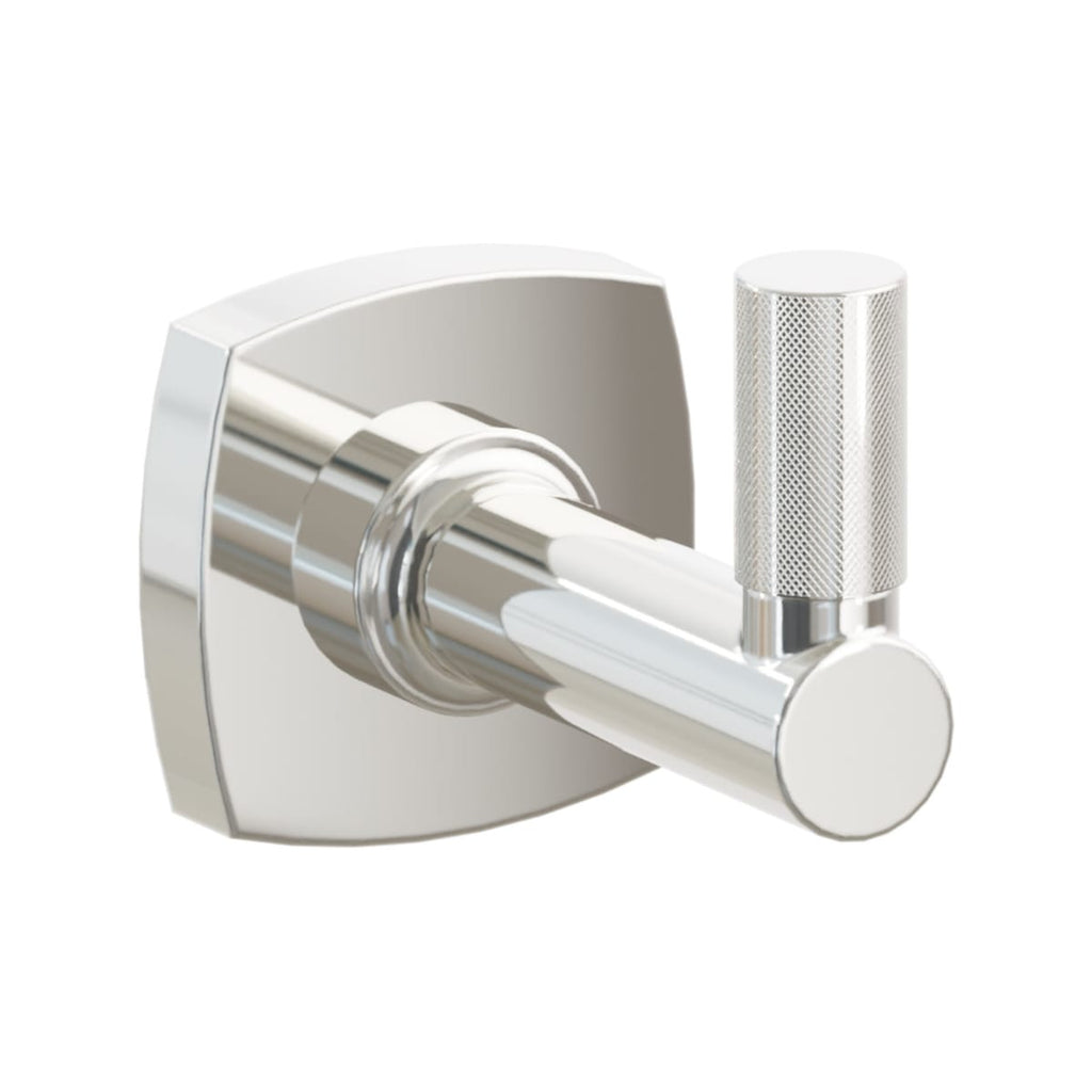 Select Round Stem with Knurled Tip Single Hook | Bath Hardware | Emtek - Light House Co.