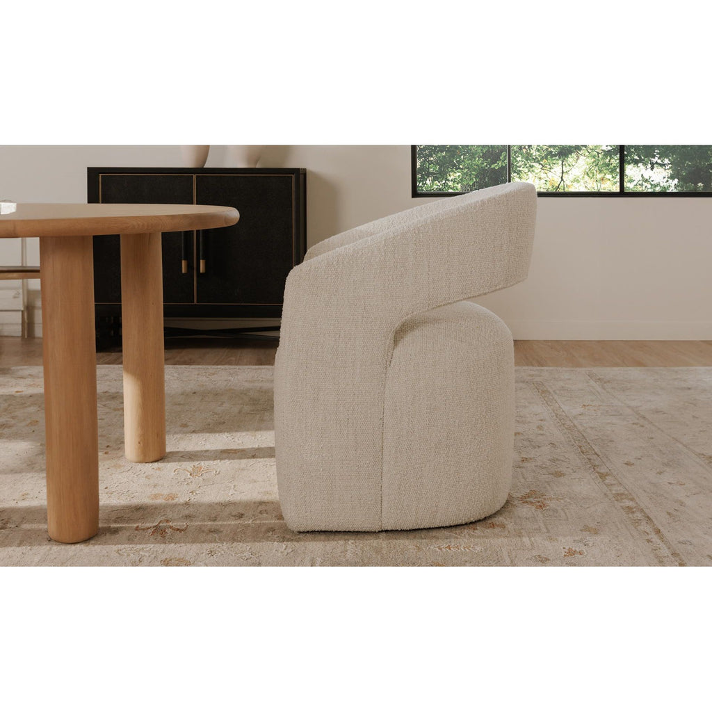 Barrow Rolling Dining Chair - Light House Co.