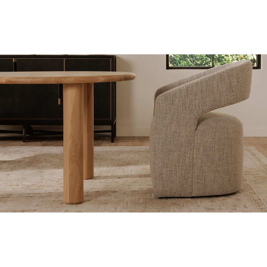 Barrow Rolling Dining Chair - Light House Co.