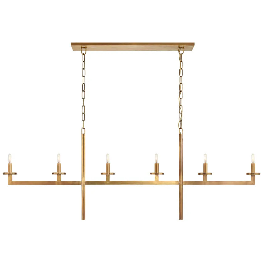 Liaison Large Linear Chandelier - Light House Co.