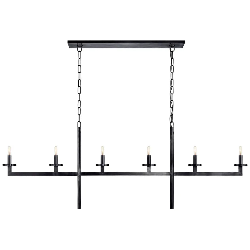 Liaison Large Linear Chandelier - Light House Co.