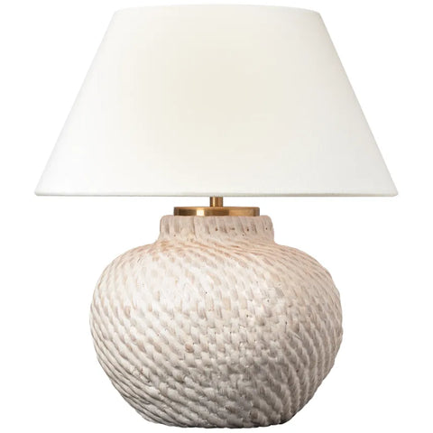 Plaster White Rattan
