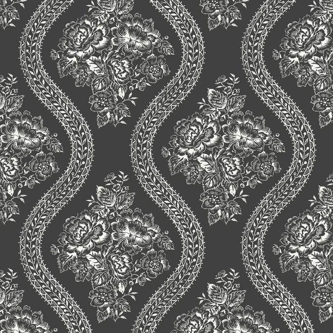 Coverlet Floral Wallpaper | Wallpaper | York Wallcoverings - Light House Co.