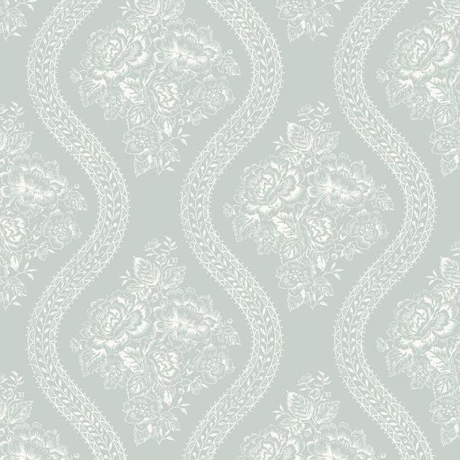 Coverlet Floral Wallpaper | Wallpaper | York Wallcoverings - Light House Co.
