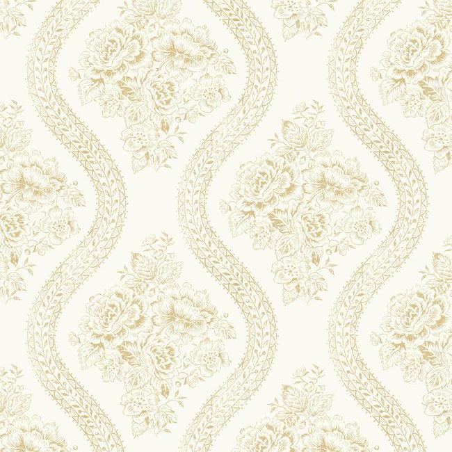 Coverlet Floral Wallpaper | Wallpaper | York Wallcoverings - Light House Co.