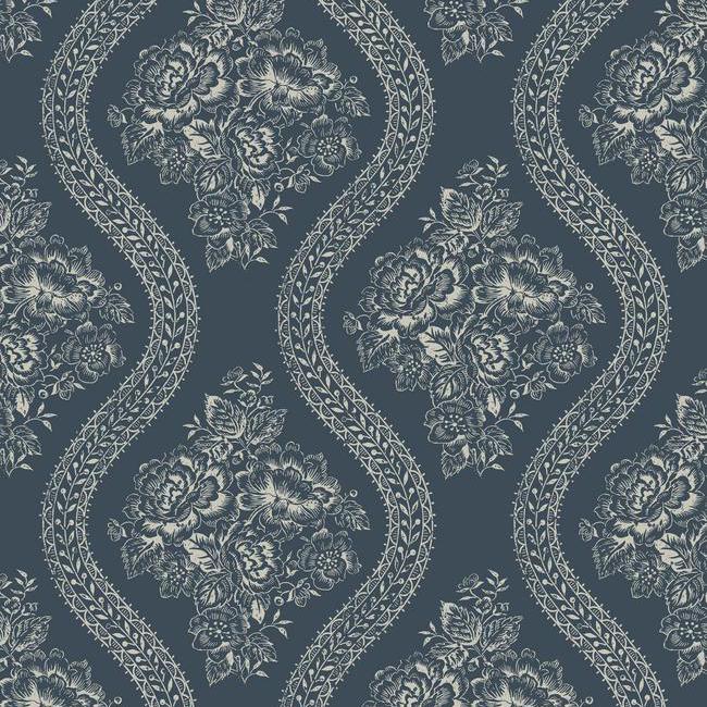 Coverlet Floral Wallpaper | Wallpaper | York Wallcoverings - Light House Co.