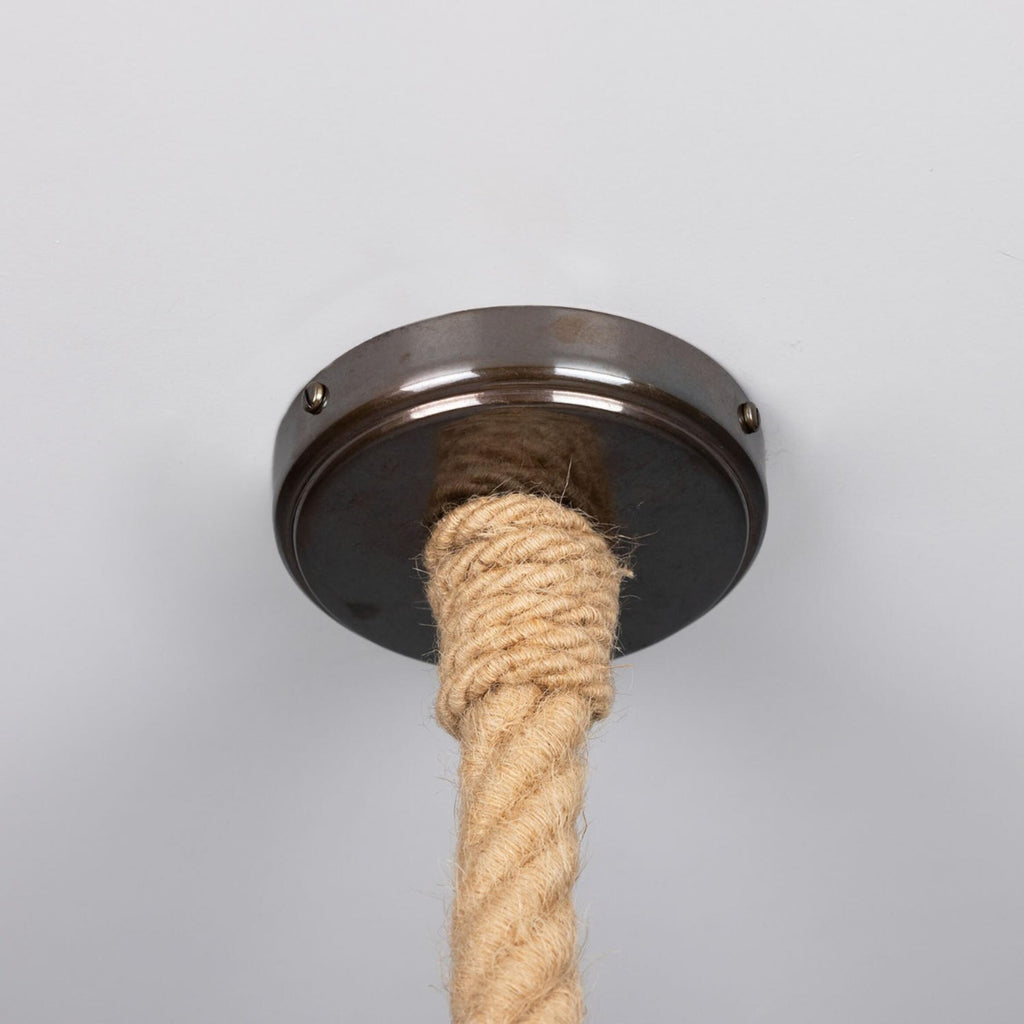 Tahiti Jute Rope Outdoor Pendant (IP65) / Clear - Light House Co.