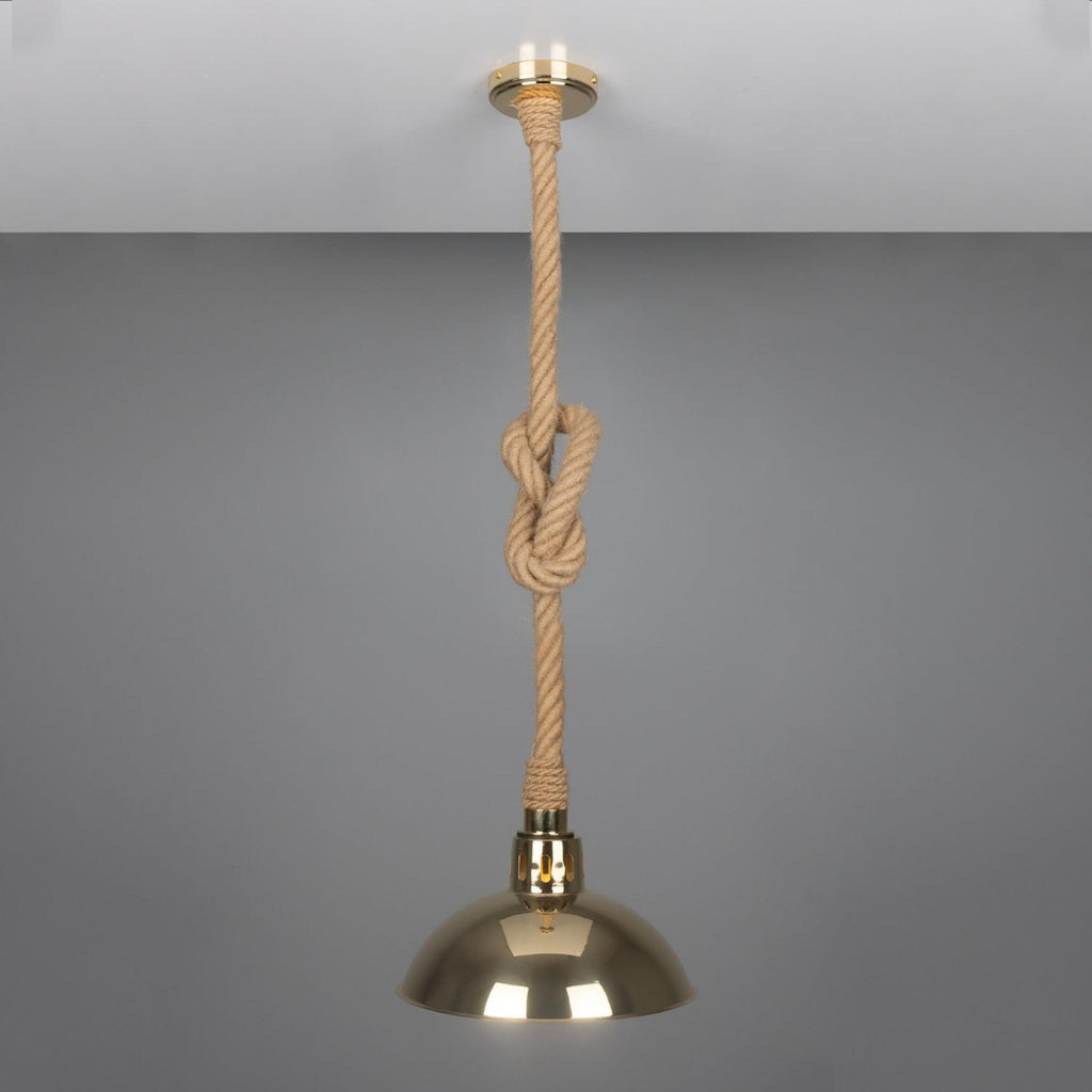 Tahiti Jute Rope Outdoor Pendant (IP65) / Clear - Light House Co.