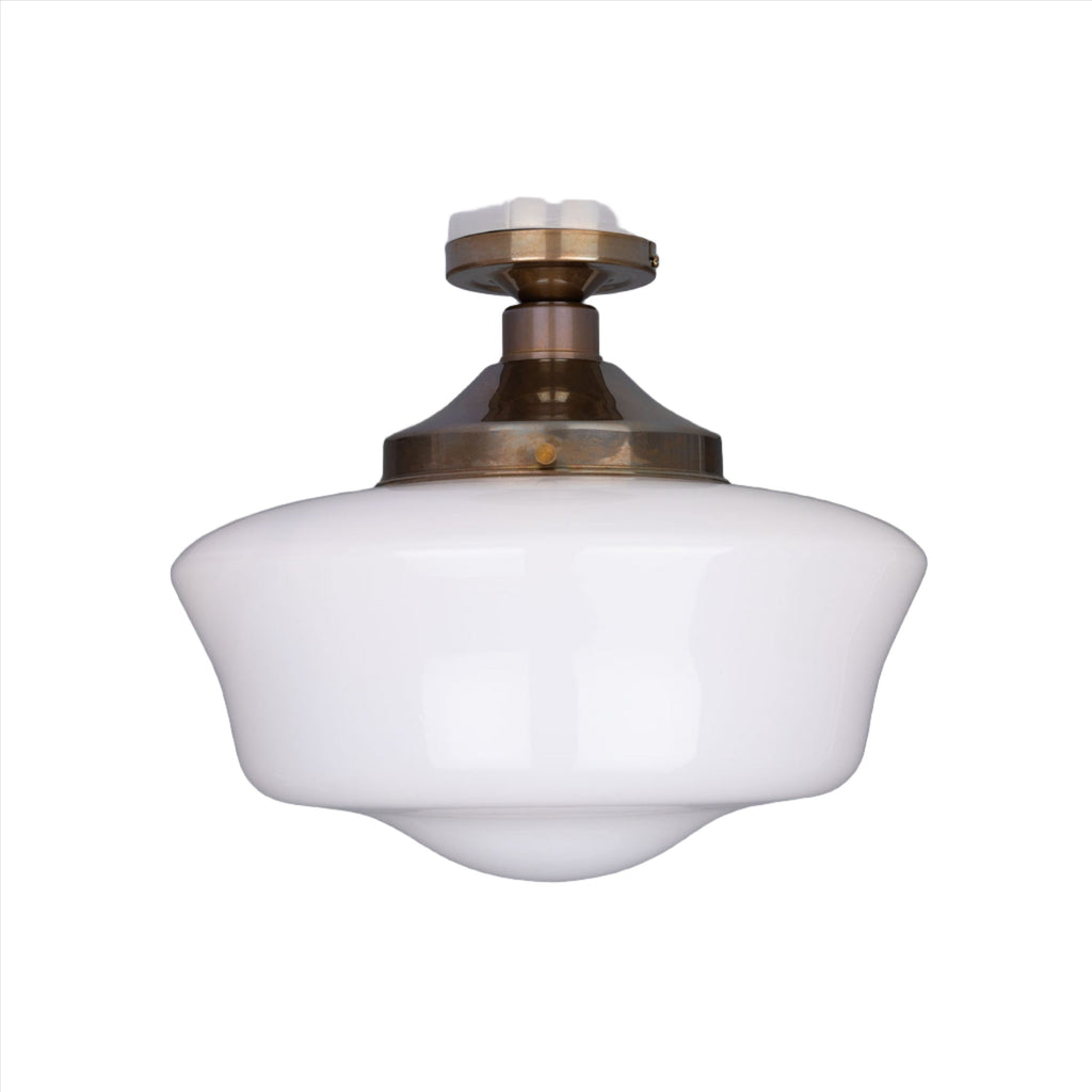Schoolhouse Traditional Flush Ceiling Light 35cm - Light House Co.