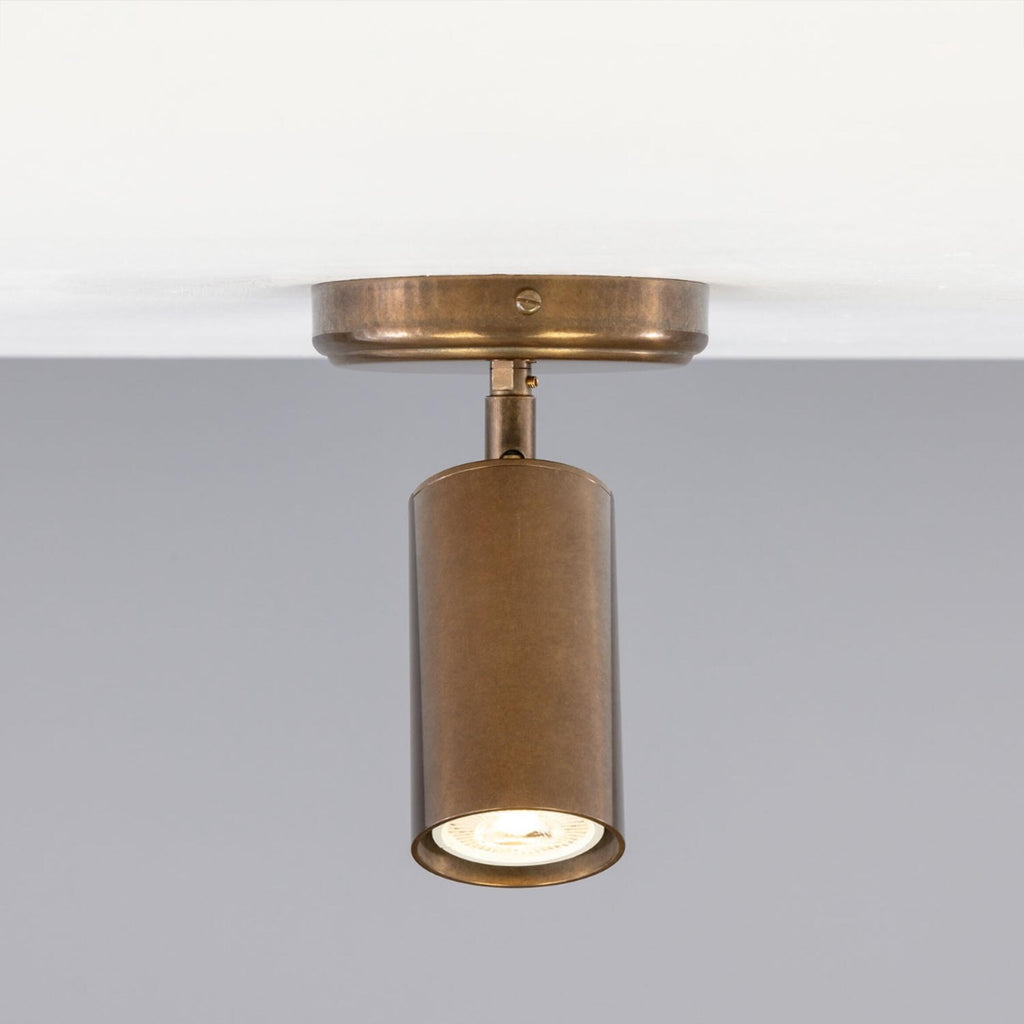 Evanston Directional Brass Ceiling Spot Light - Light House Co.