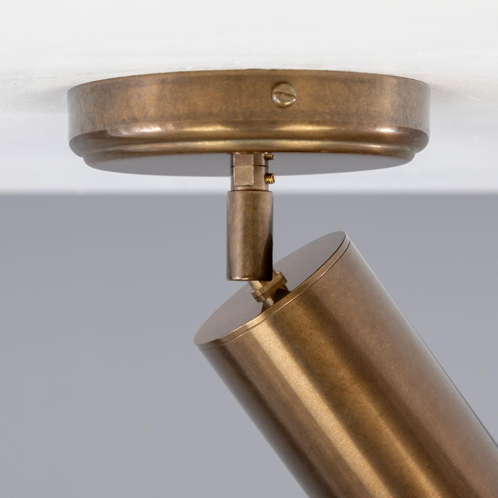 Evanston Directional Brass Ceiling Spot Light - Light House Co.
