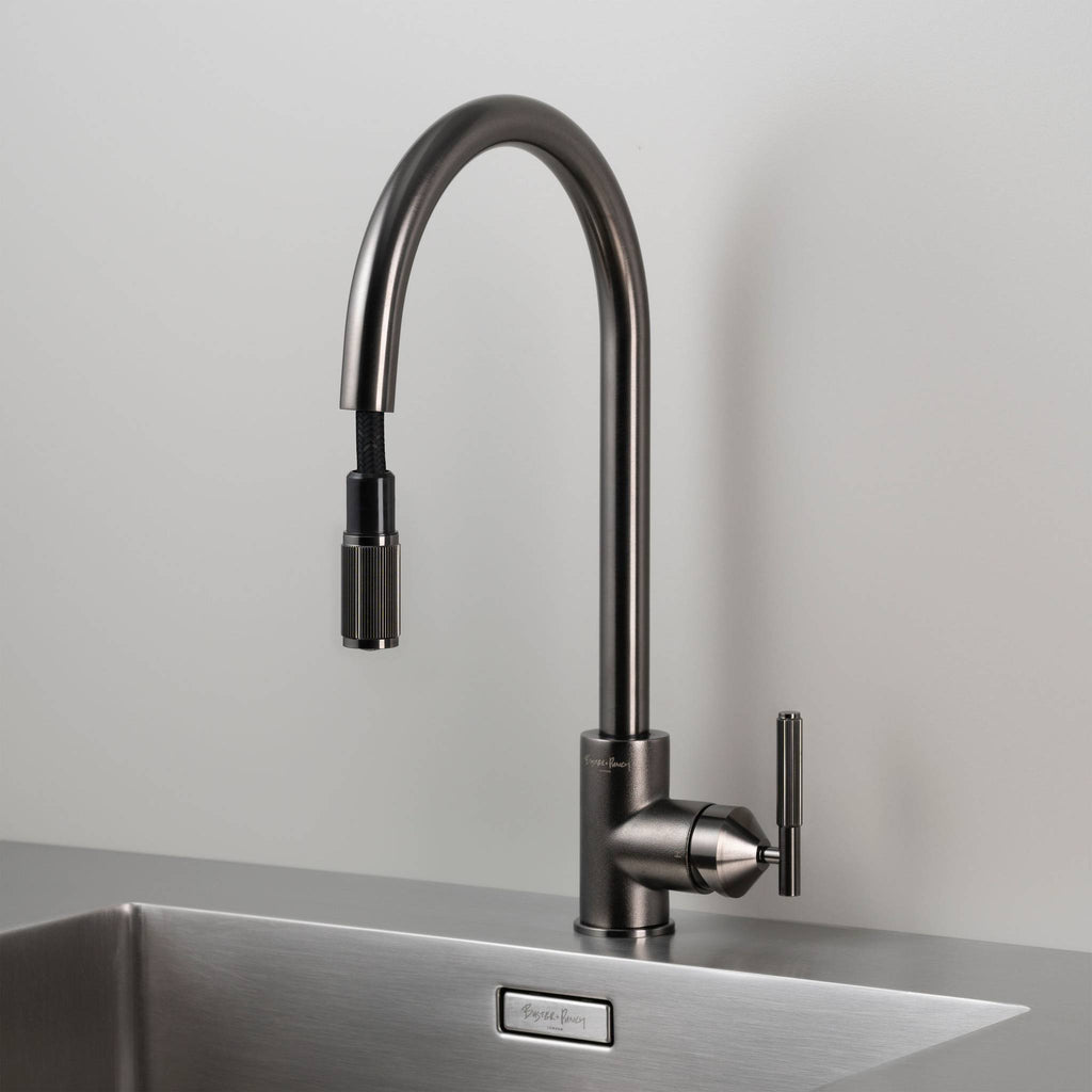 Kitchen Faucet / Pull-Out Mixer / Linear |  | Buster and Punch - Light House Co.
