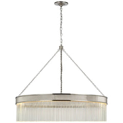 Large / Polished Nickel with Crystal Rods