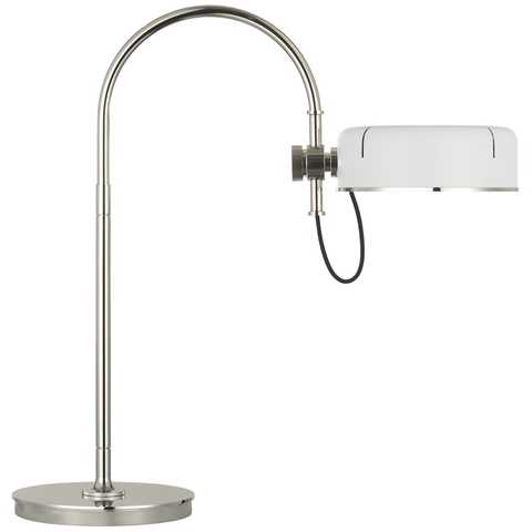 Polished Nickel / Matte White