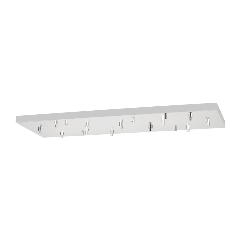 54" Rectangular Multiport Canopy | Light Canopies | Visual Comfort Modern - Light House Co.