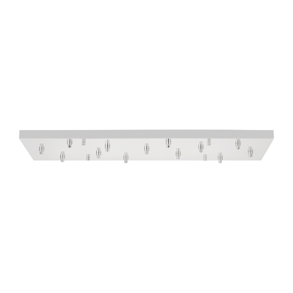54" Rectangular Multiport Canopy | Light Canopies | Visual Comfort Modern - Light House Co.