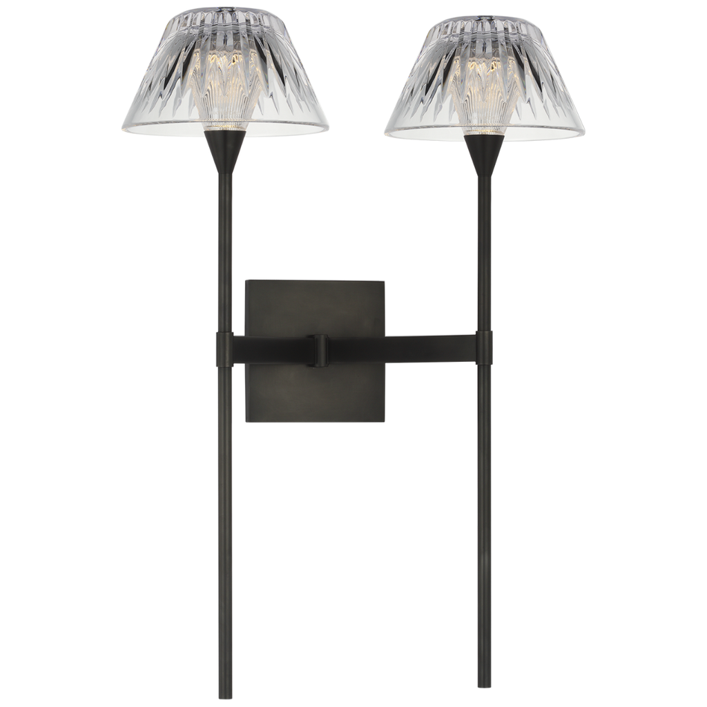 Blaze 19" 2 Light Tail Sconce | LED Wall Sconce | Visual Comfort Signature - Light House Co.