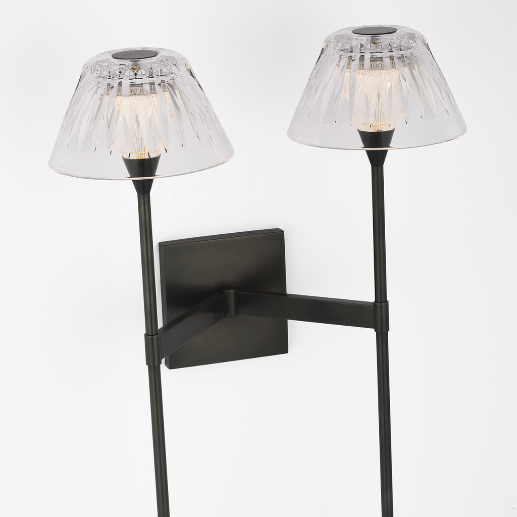 Blaze 19" 2 Light Tail Sconce | LED Wall Sconce | Visual Comfort Signature - Light House Co.