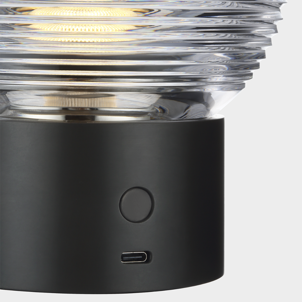 Circon 7" Rechargeable Accent Lamp | LED Rechargeable Table Lamp | Visual Comfort Signature - Light House Co.