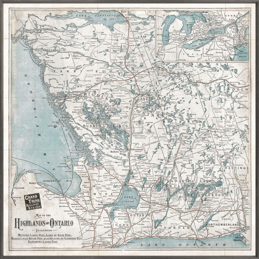 Map - Highlands Of Ontario - Light House Co.