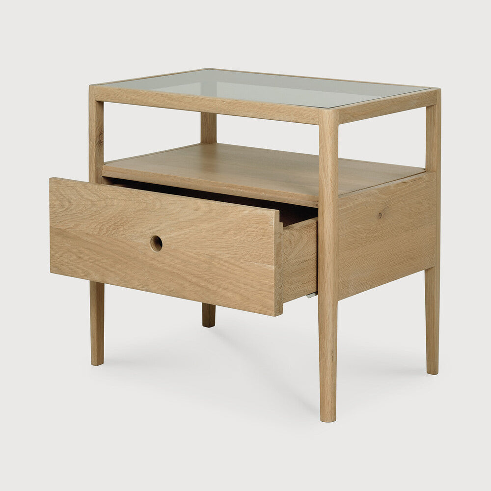Spindle Bedside Table - Light House Co.