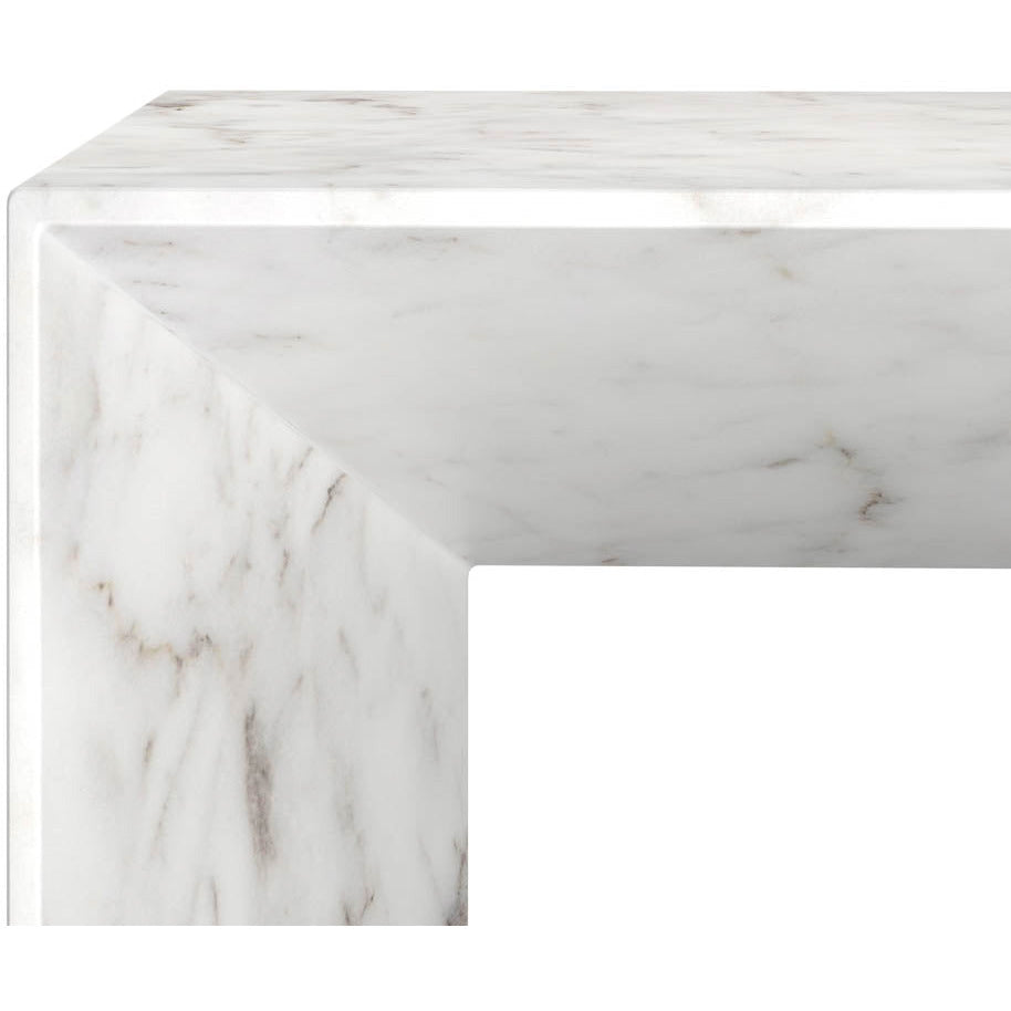 Nomad Coffee Table - Marble Look - White - Light House Co.
