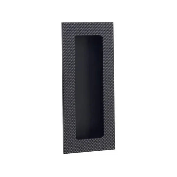 Modern Rectangular Knurled With Plain Pocket Flush Pull - Light House Co.