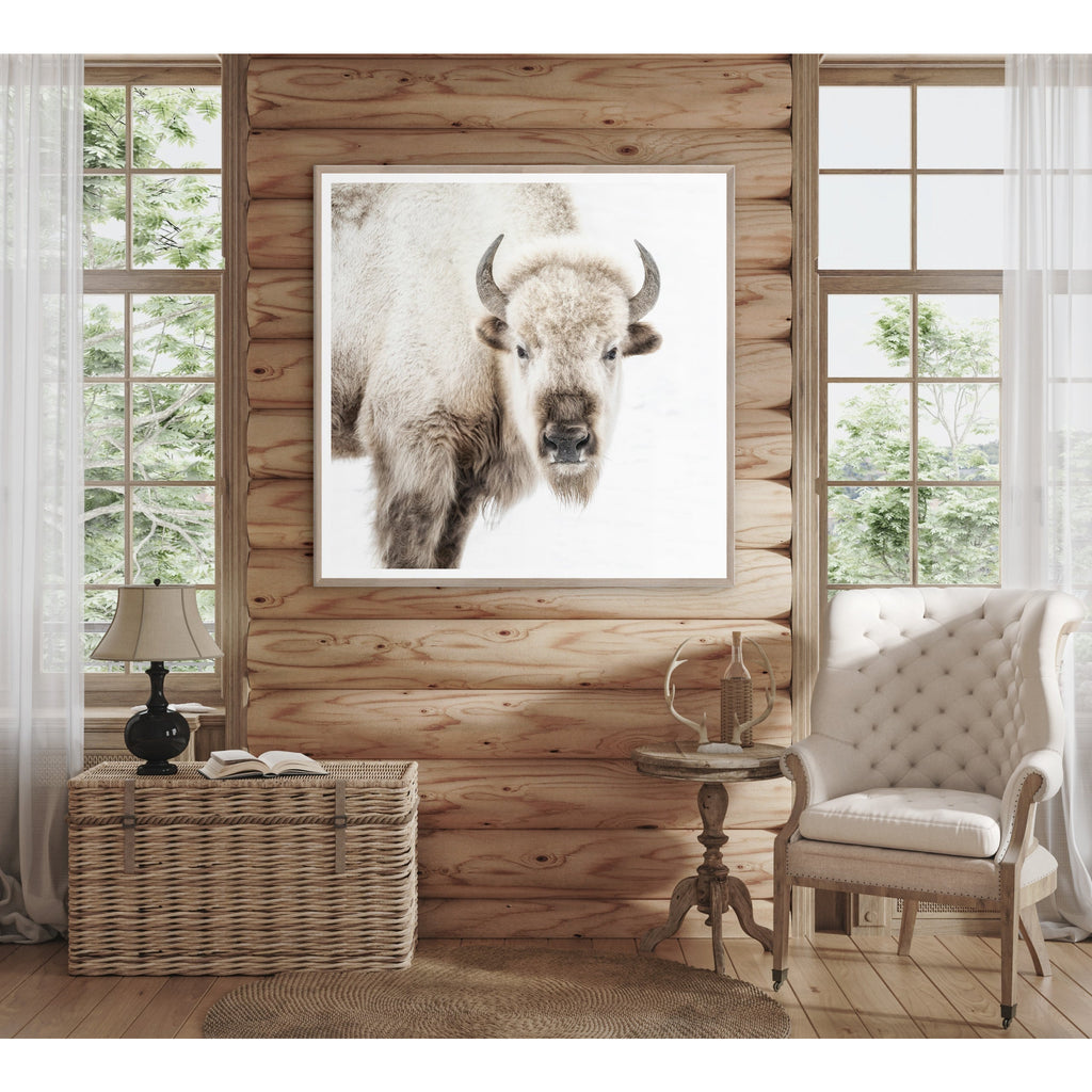 Sacred White Bison Portrait - Light House Co.