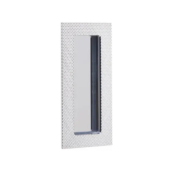 Modern Rectangular Knurled With Plain Pocket Flush Pull - Light House Co.