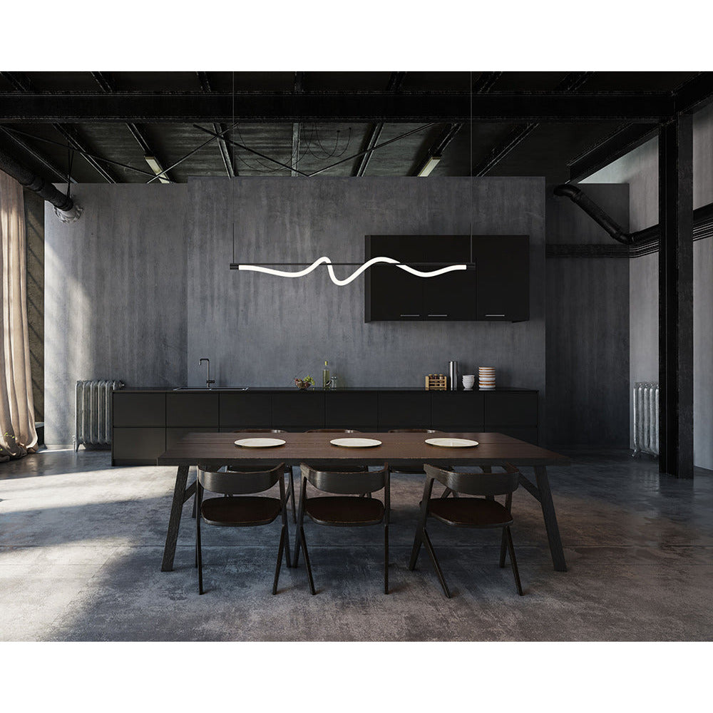 Cursive Linear Chandelier - Light House Co.