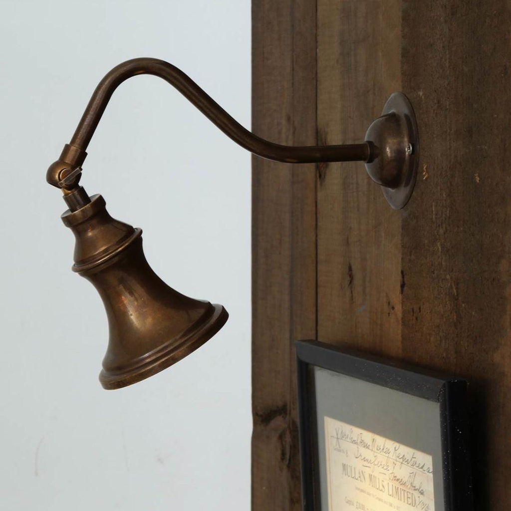 Kent Traditional Vintage Adjustable Wall Spotlight - Light House Co.