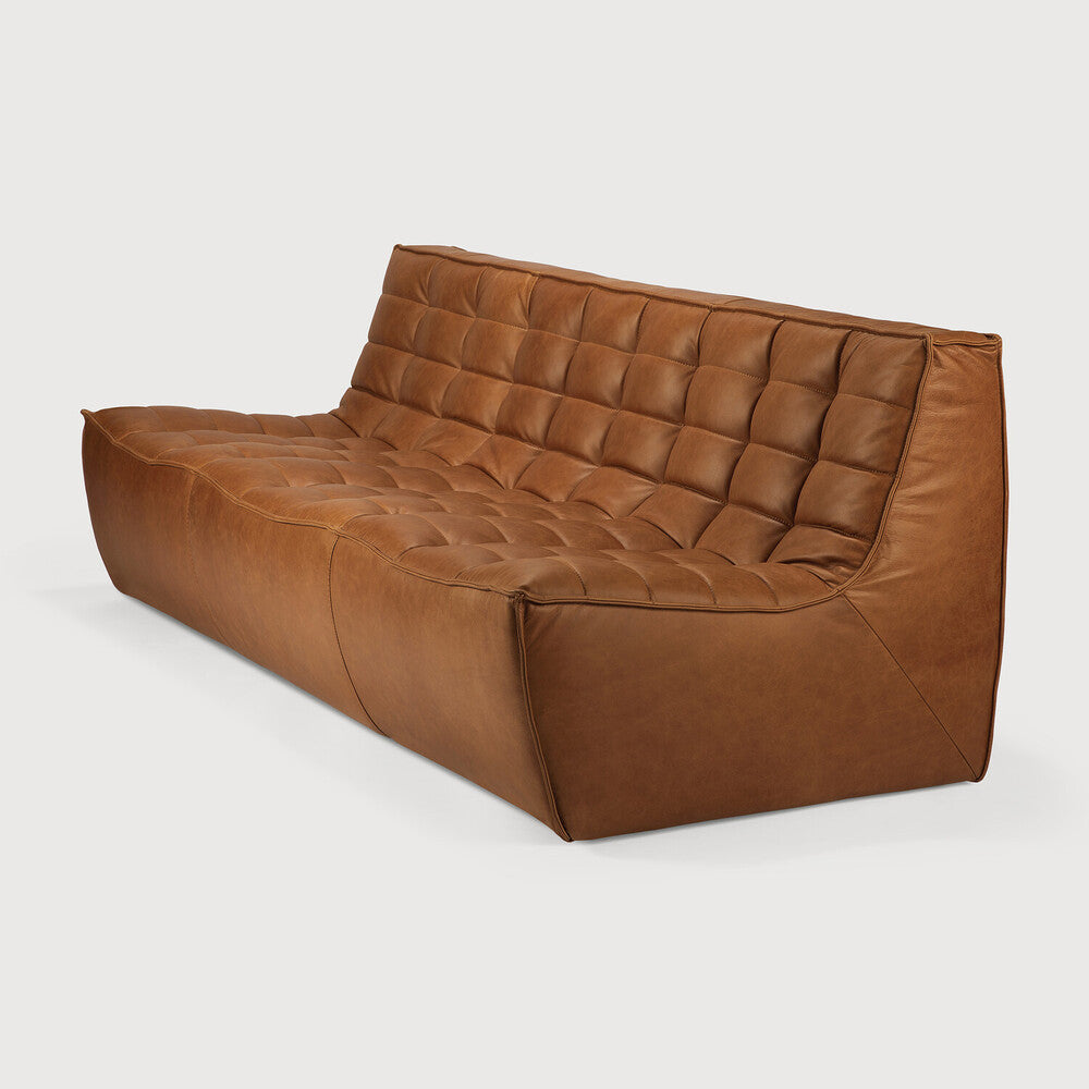 Nettie Leather Sofa - Light House Co.