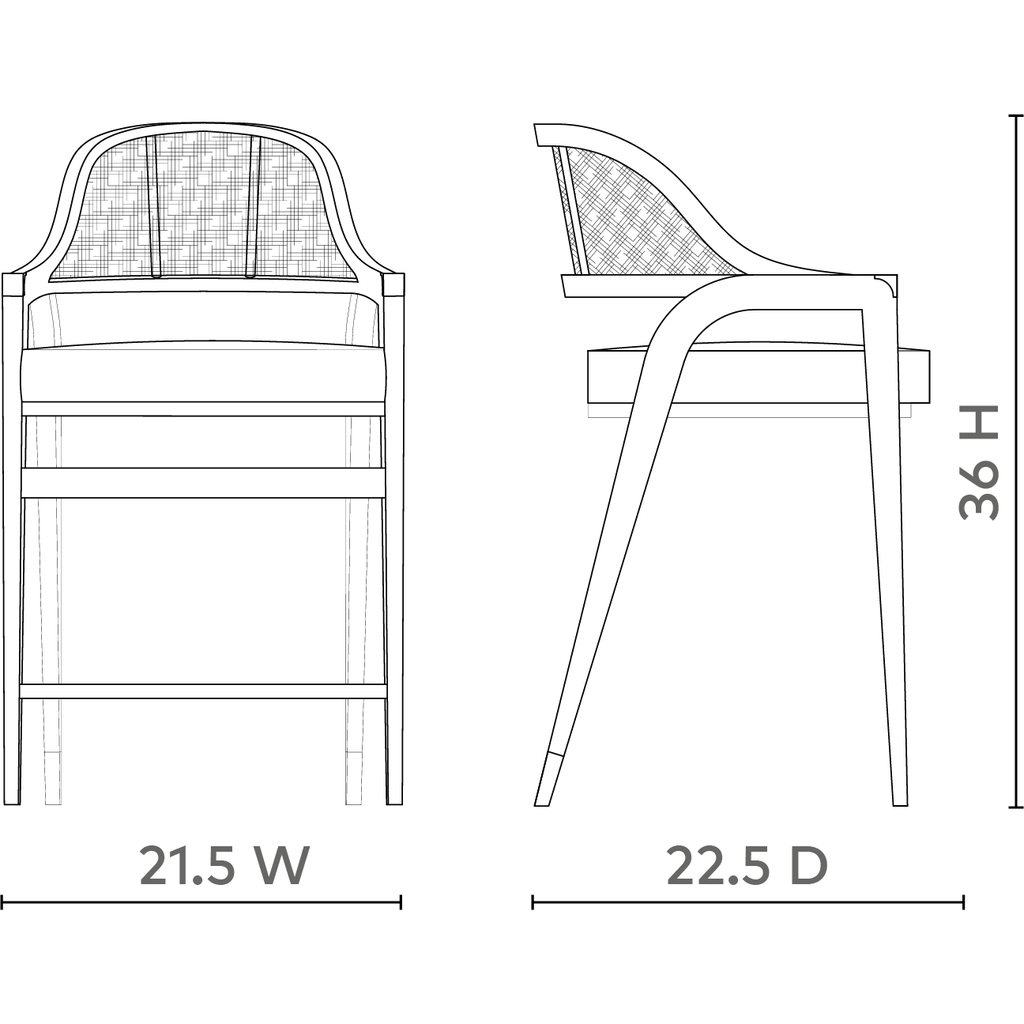 Edward Counter Stool - Light House Co.